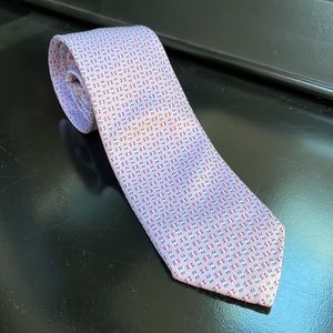 Hermes lavender mens necktie